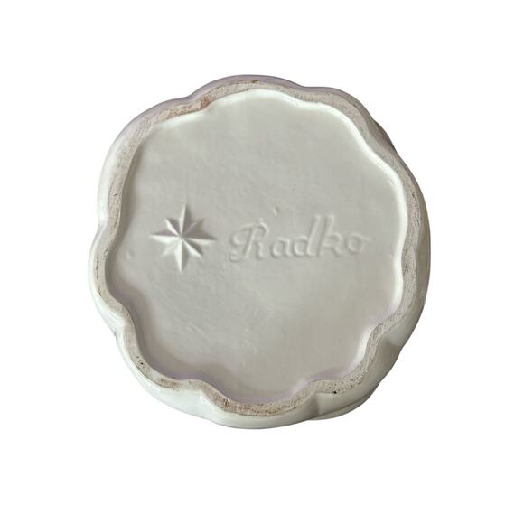 Vintage Winking Santa Cookie Jar XL Mint Radko *Rare* Holt Howard Inspired - Picture 7 of 9